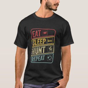 Upprepa Retro Vintage Hunter efter viloläge T Shirt