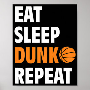 Upprepa Roligt Basketboll för viloläge Poster
