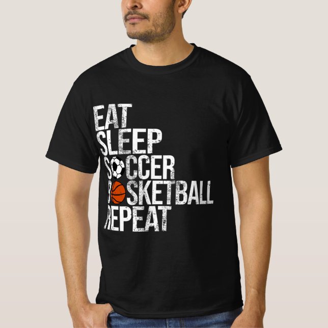 Upprepa Roligt Boll T Shirt (Framsida)