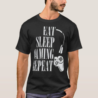 Upprepa roligt spel för gamer Boys Kids Todd T Shirt