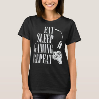 Upprepa roligt spel för gamer Boys Kids Todd T Shirt