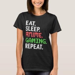Upprepa roligt spel på gamer Anime Vi T Shirt