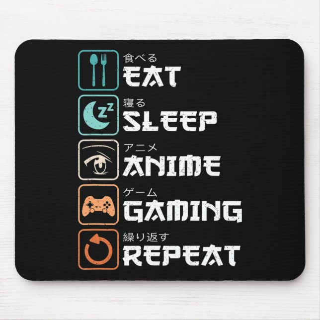 Upprepa Roligten Otaku Gamer Musmatta (Framsidan)