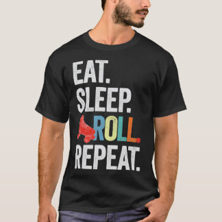upprepa ROLL för strömsparläge T Shirt
