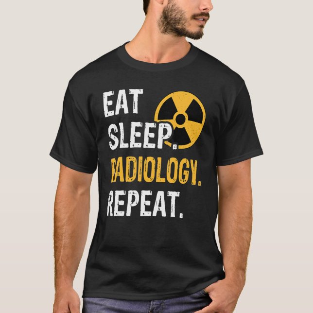 Upprepa röntgenröntgen i viloläge t shirt (Framsida)