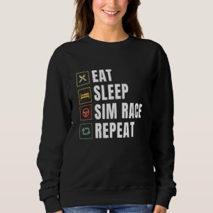 Upprepa Sim Racer med viloläge Tävling Upprepa Sim T Shirt