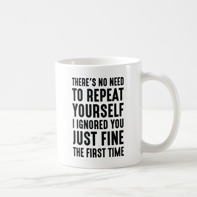 Upprepa själv kaffemugg (Höger)