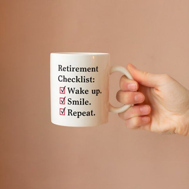 Upprepa sjömil för pension kaffemugg (Skapare uppladdad)