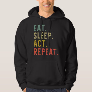 Upprepa skådespelerskan med lektionsgåva från leko hoodie
