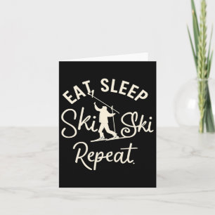 Upprepa Ski Skier Winter Sports Skiin Kort