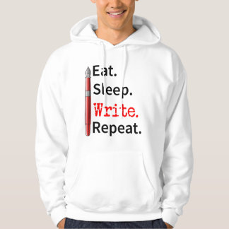Upprepa skrivprogram för att få Skriva i viloläge Hoodie