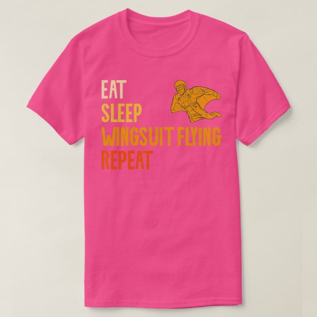 Upprepa Skydiving Skydive T Shirt (Design framsida)