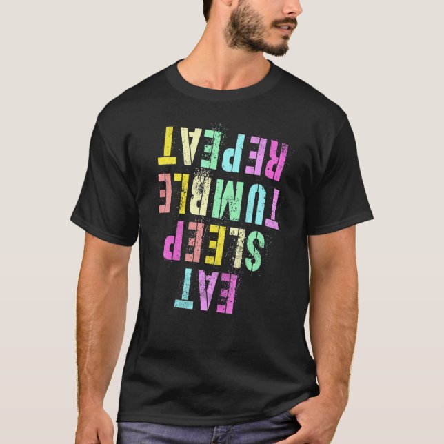 Upprepa Småbarn Cheer Cheerlead för viloläge T Shirt (Framsida)