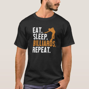 Upprepa Snooker Bollar Bassäng Bill T Shirt
