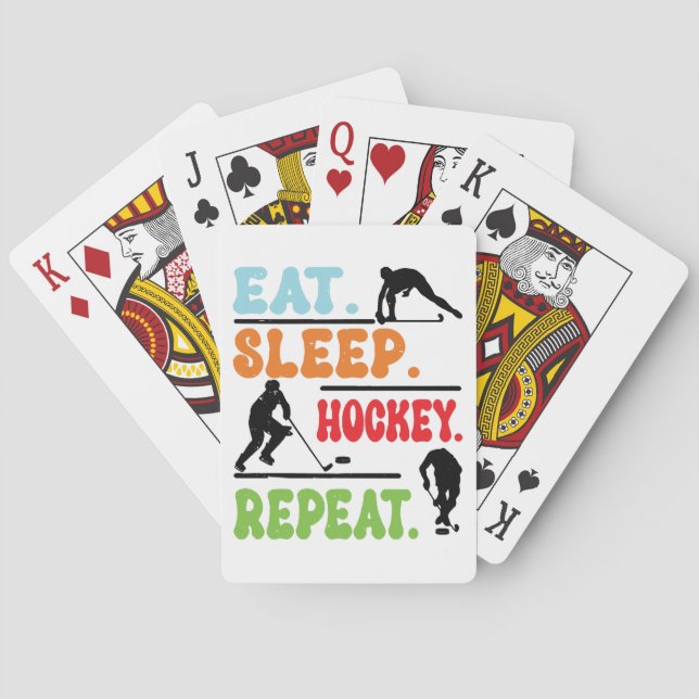 Upprepa Soat Ice Hockey Casinokort (Baksidan)