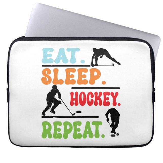 Upprepa Soat Ice Hockey Laptop Fodral (Framsidan)