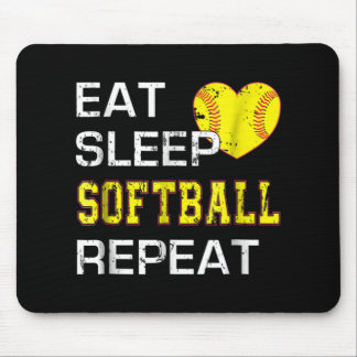 Upprepa Softball-upphettning Softball Softball Musmatta
