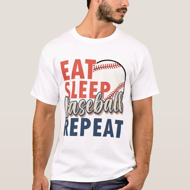 upprepa soluppspelning t shirt (Framsida)