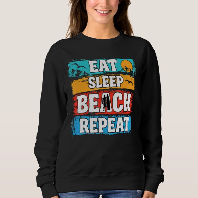 Upprepa sommarsurfbuss för vilosparande t shirt (Framsida)