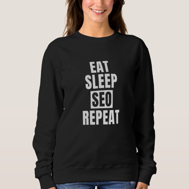 Upprepa sömn i viloläge t shirt (Framsida)
