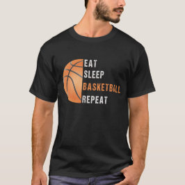 Upprepa sömnbasket t shirt