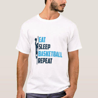 Upprepa sömnbasket t shirt