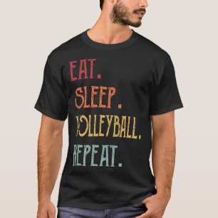 Upprepa sömnen Volleyball T Shirt