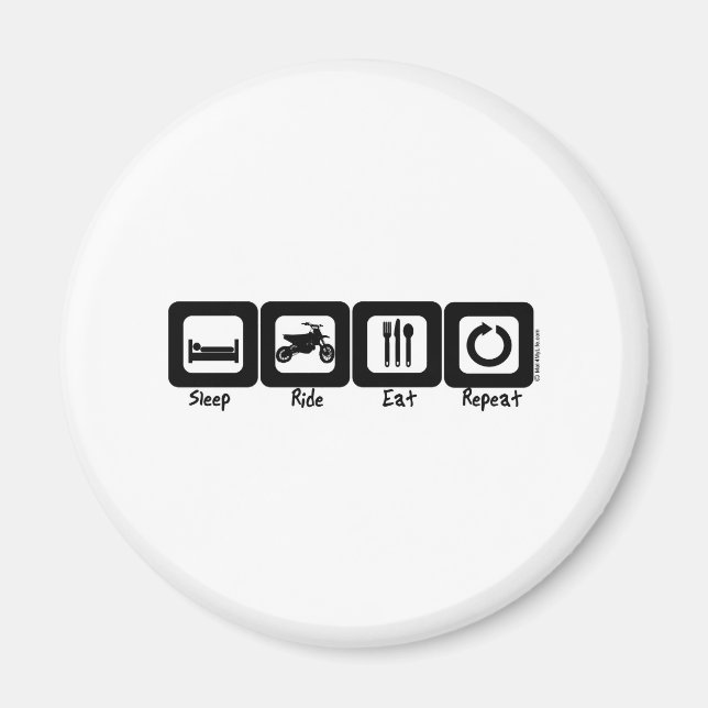 Upprepa sömnlöde magnet (Framsidan)