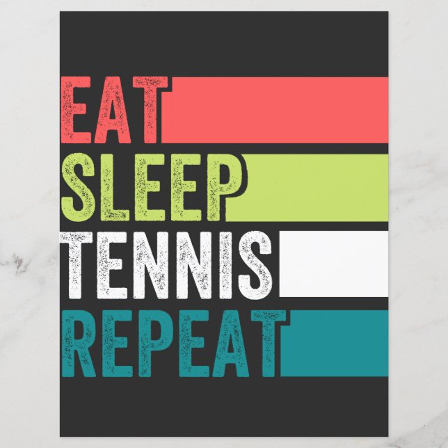 upprepa sömntennis (Framsida)