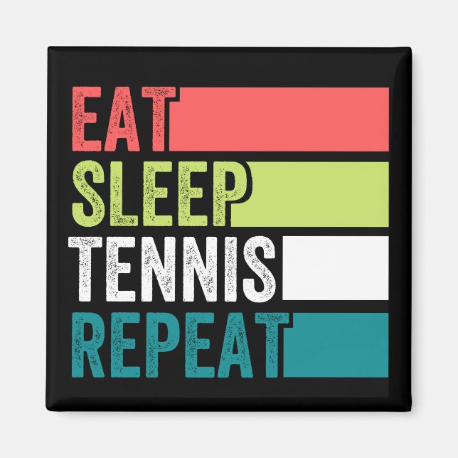 upprepa sömntennis magnet (Framsidan)