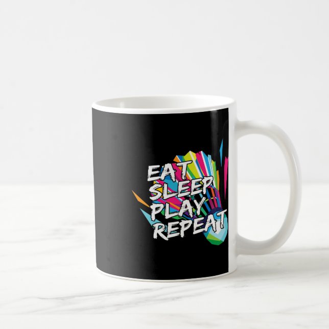 Upprepa spelaren Gift Kärlek Tee Kaffemugg (Höger)