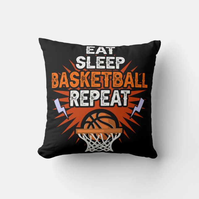 Upprepa spelarpresentationen i Roligt Basket Kudde (Framsida)