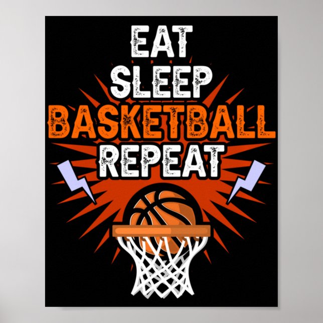 Upprepa spelarpresentationen i Roligt Basket Poster (Framsidan)