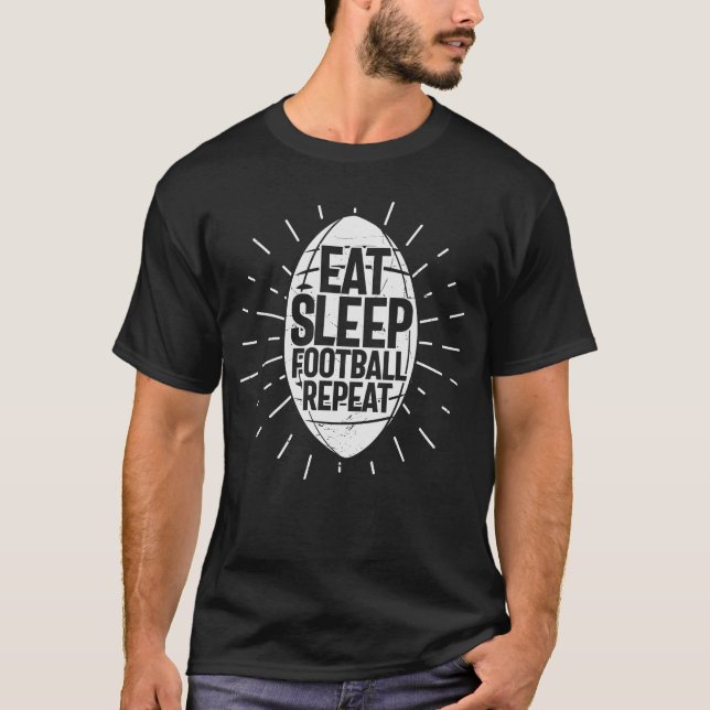 Upprepa sportens design i viloläge t shirt (Framsida)