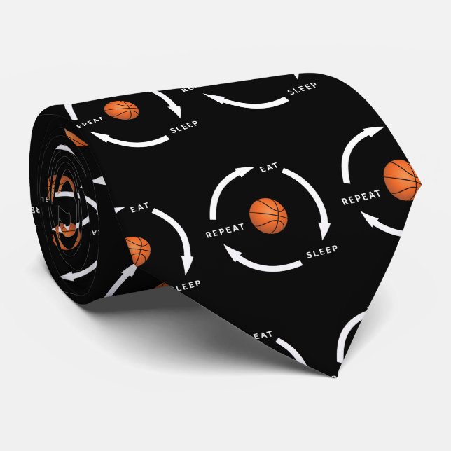 Upprepa Sportfantast i viloläge för basketboll Slips (Rullad)