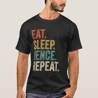 Upprepa stängsel för viloläge i viloläge t shirt