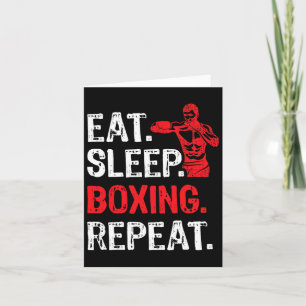 Upprepa start av viloläge med Boxing Player Funny Kort