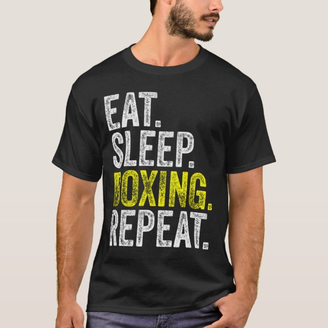 Upprepa starten för Eat-viloläge Kampen mot rälsfö T Shirt (Framsida)
