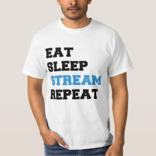 Upprepa strömmen till viloläge t shirt