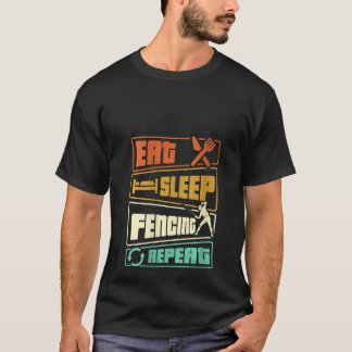 Upprepa svärd Saber Epee F T Shirt