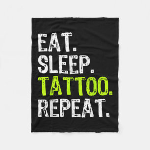 Upprepa Tattooist Artist Funny Fleecefilt