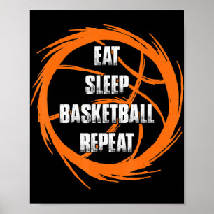 Upprepa teamets spelarkacheminne för Eat-vilobolle Poster