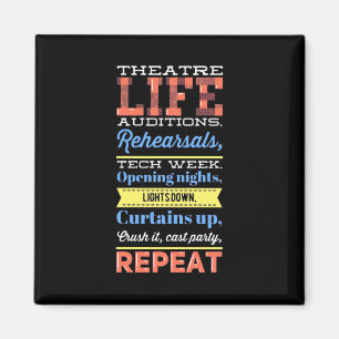 Upprepa teaterlivet magnet