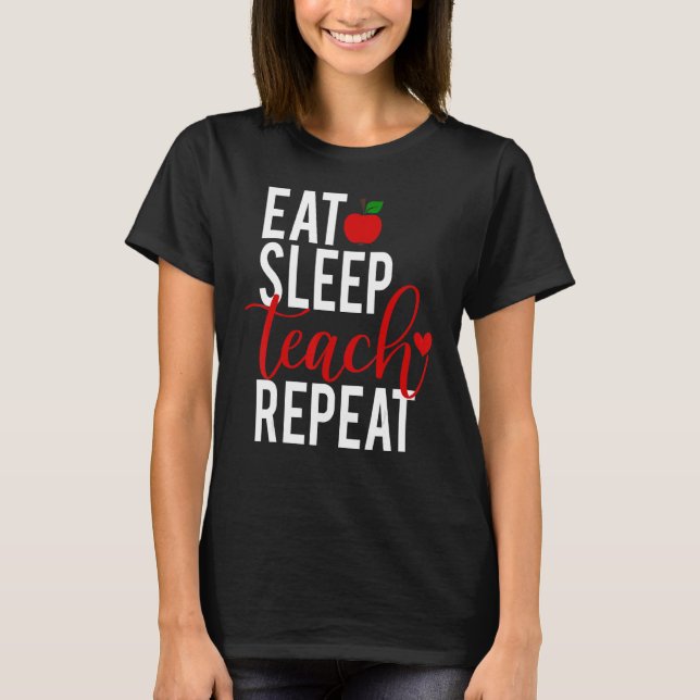 Upprepa tesacheru2019s Dag 2 i viloläge T Shirt (Framsida)