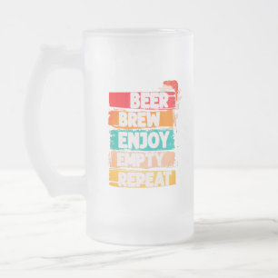 Upprepa tomhet på Beer Brew Frostat Ölglas