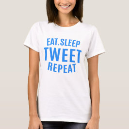 Upprepa tweet-tweet i viloläge t shirt
