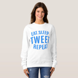 Upprepa tweet-tweet i viloläge t shirt