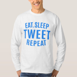 Upprepa tweet-tweet i viloläge t shirt