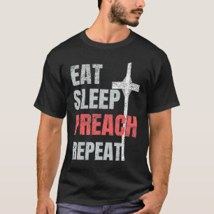 Upprepa Unga pastor för Eat-viloläge T Shirt