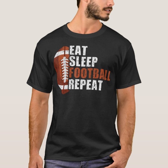 Upprepa ungdomsplocket Kids Boys och Ad T Shirt (Framsida)